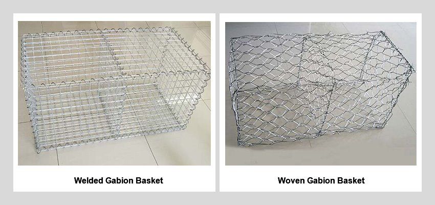 gabion wall baskets types