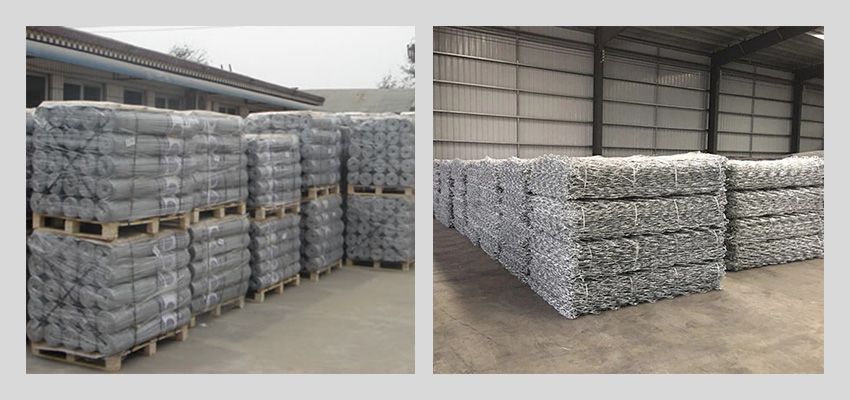 gabion wall baskets loading container