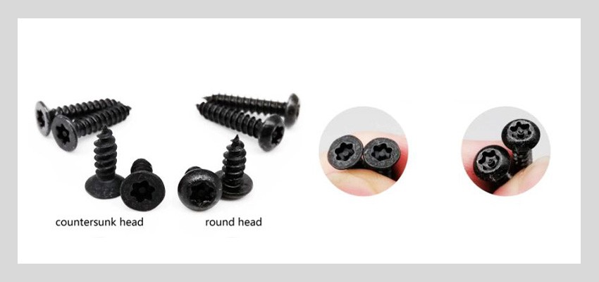 black self tapping screws types