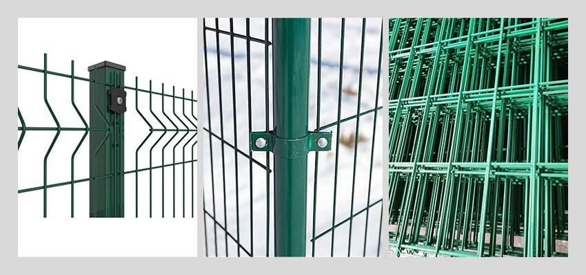 Curved Welded Mesh Fence
