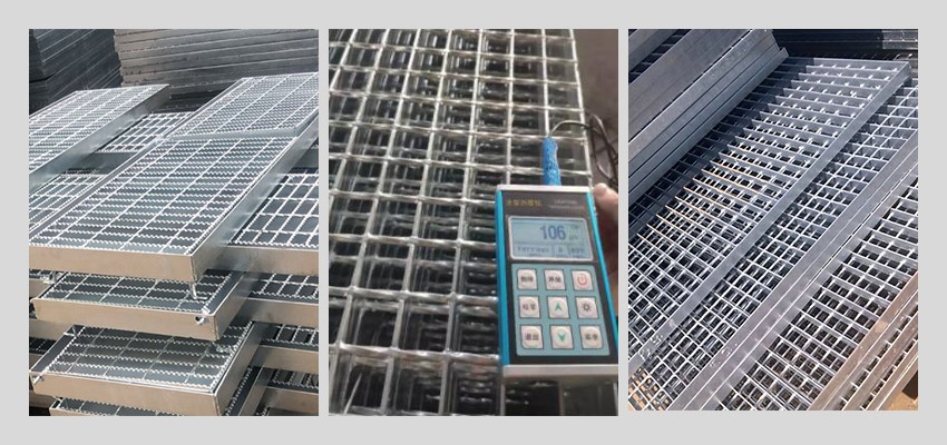 galvanized bar grating inspection