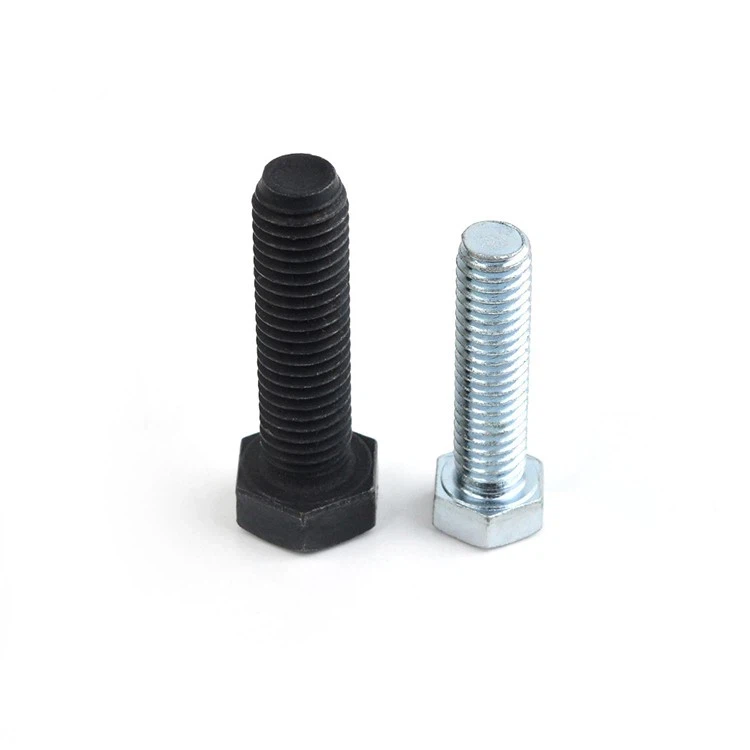 Kohandatud süsinikterasest mustad kuuskantpeaga poldid