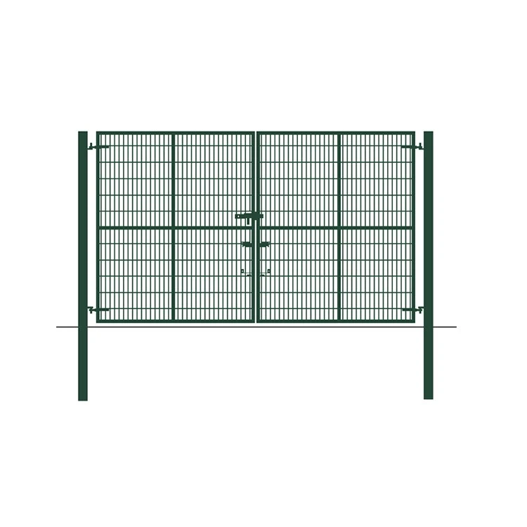 powder-coated metal gates