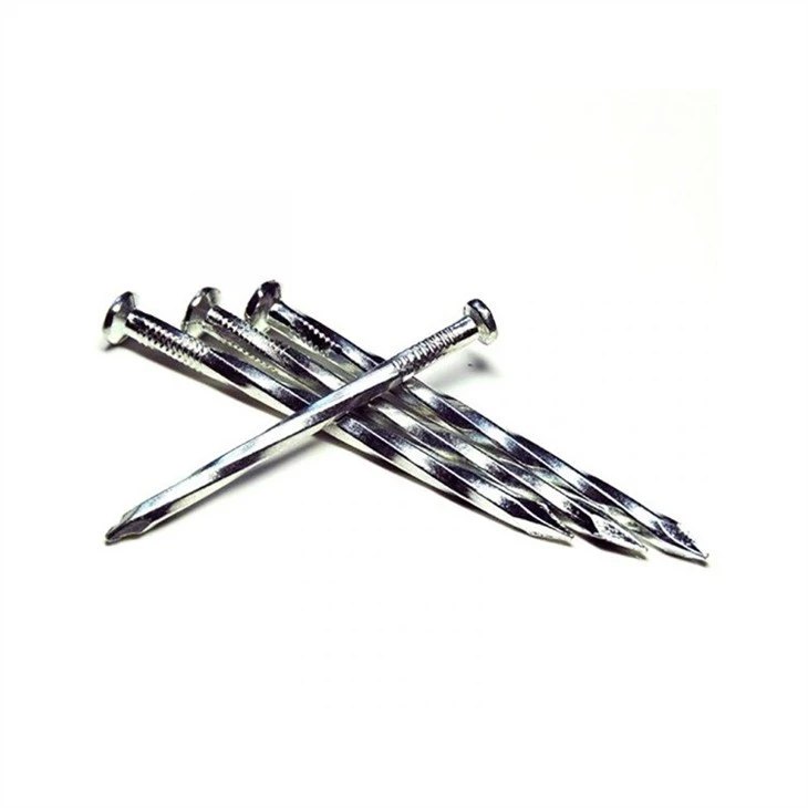 Carbon Steel Twilled Fluted Concrete Nails