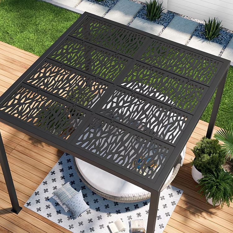 Laser{0}}lõigatud pergola